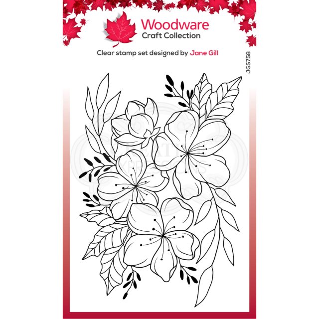 Woodware Woodware Clear Stamps Floral Wonder