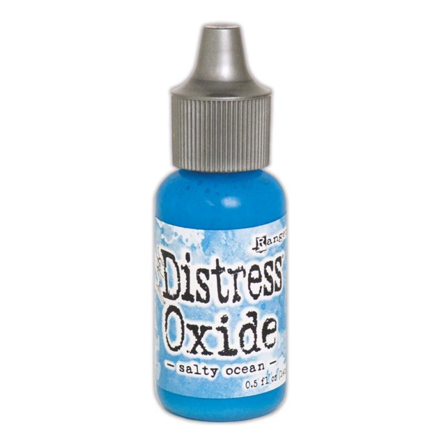 Distress Ranger Tim Holtz Distress Oxide Re-Inker Salty Ocean | 0.5 fl oz