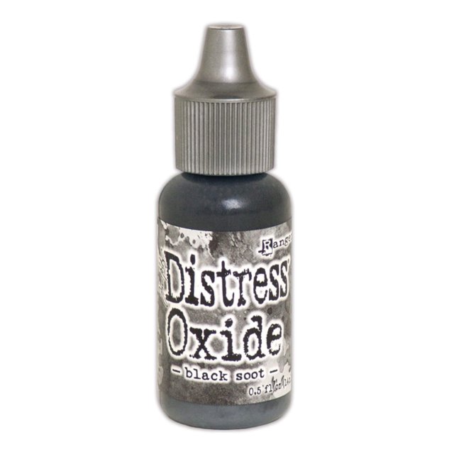 Distress Ranger Tim Holtz Distress Oxide Re-Inker Black Soot | 0.5 fl oz