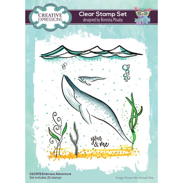 Bonnita Moaby Creative Expressions Bonnita Moaby Clear Stamp Set Embrace Adventure | Set of 20
