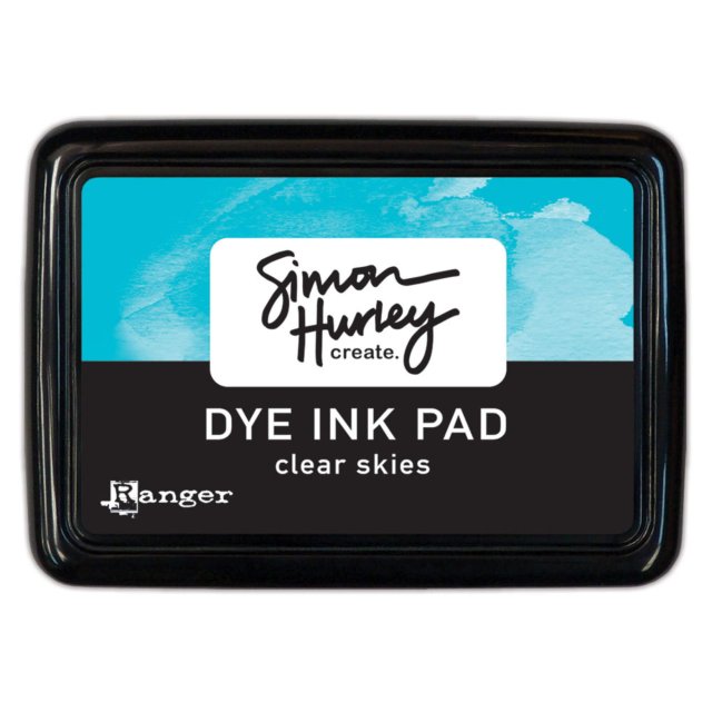 Simon Hurley create. Ranger Simon Hurley Create Dye Ink Pad Clear Skies