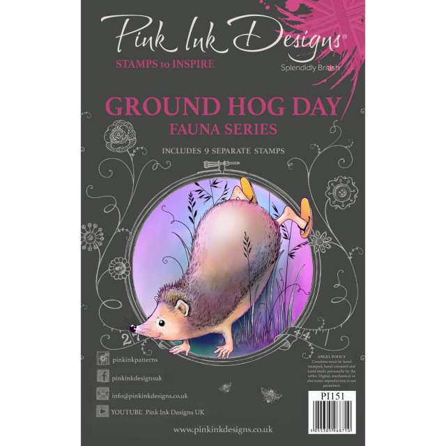 Pink Ink Designs Pink Ink Designs Clear Stamp Ground Hog Day | Set of 9
