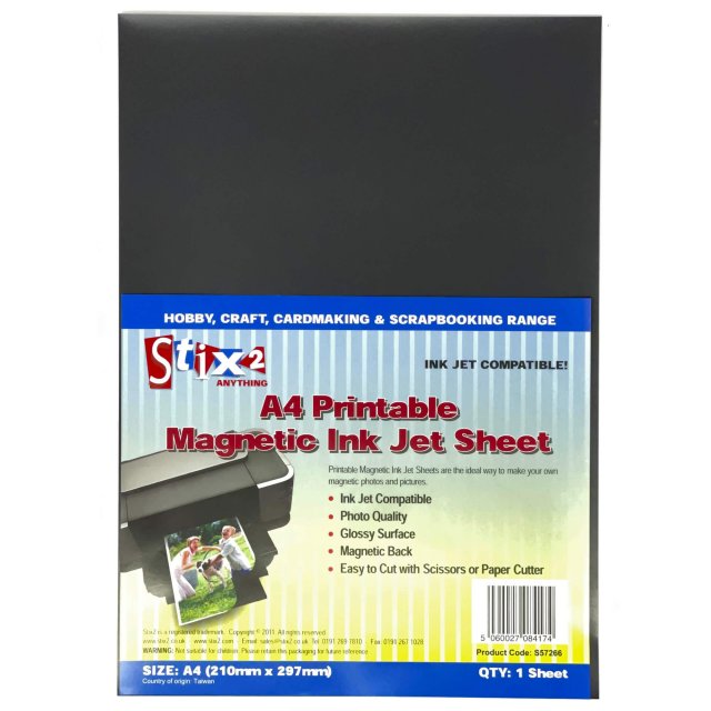 Stix2 Stix2 Printable Magnetic Sheet | Pack of 10