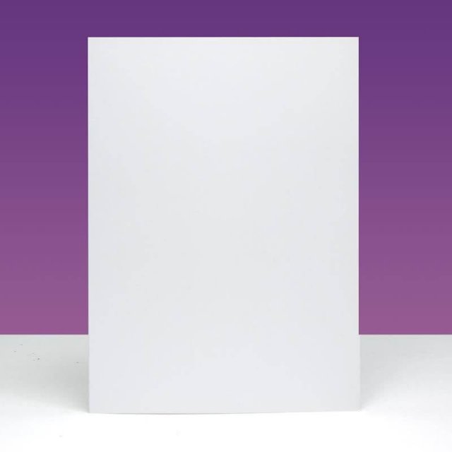 Hunkydory Hunkydory A4 Card Blanks & Envelopes Dove White Ink Me! | Pack of 10