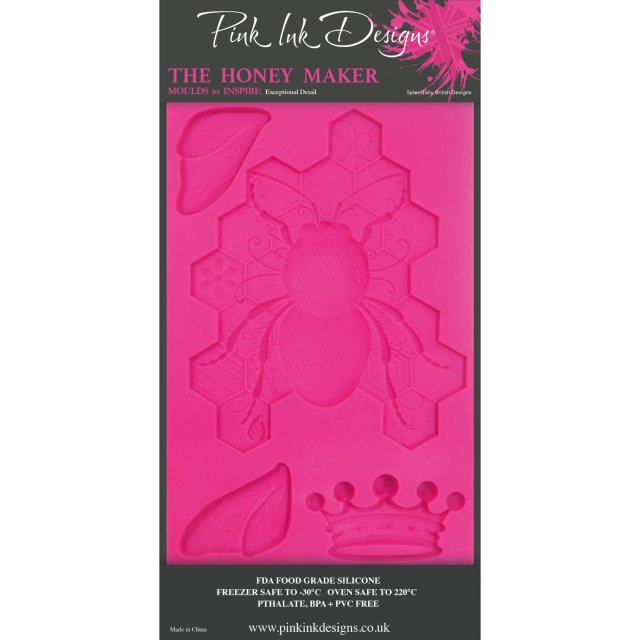 Pink Ink Designs Pink Ink Silicone Mould The Honey Maker | 5 x 8 inch