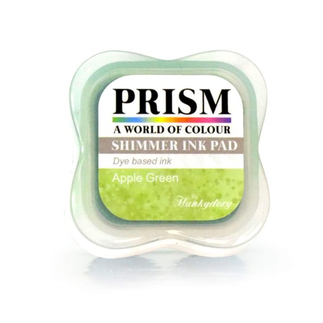 Prism Hunkydory Shimmer Prism Ink Pads Apple Green