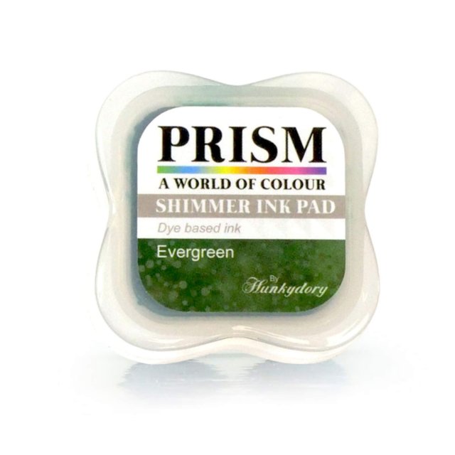 Prism Hunkydory Shimmer Prism Ink Pads Evergreen