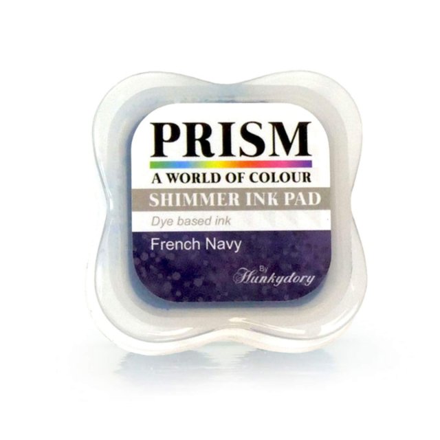 Prism Hunkydory Shimmer Prism Ink Pads French Navy