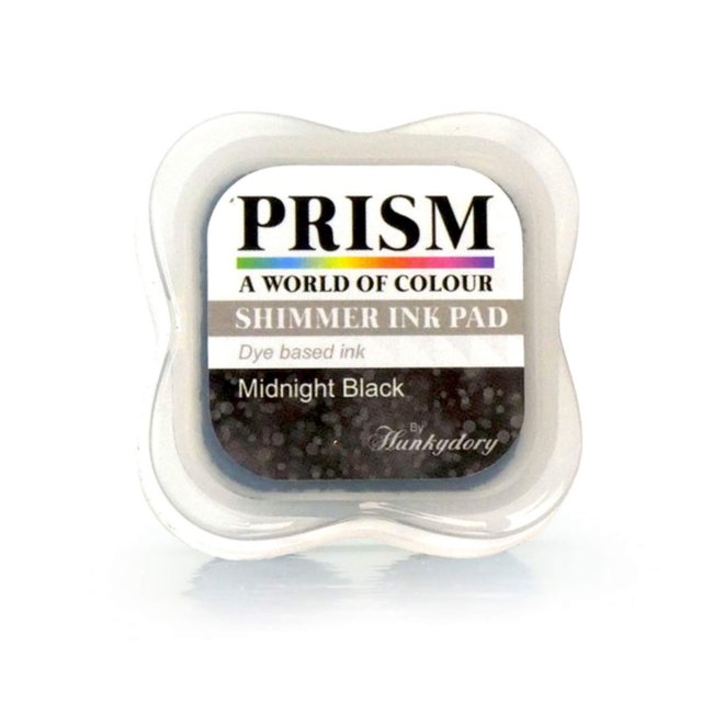 Prism Hunkydory Shimmer Prism Ink Pads Midnight Black