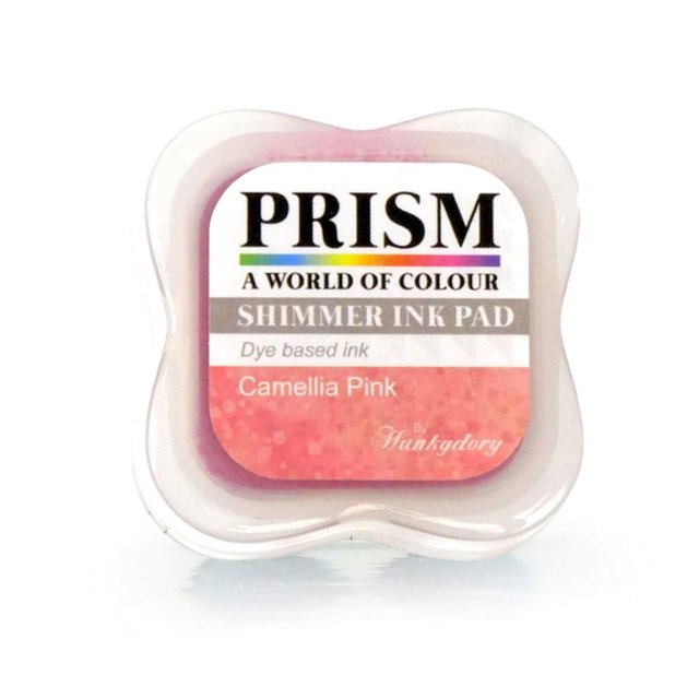 Prism Hunkydory Shimmer Prism Ink Pads Camellia Pink