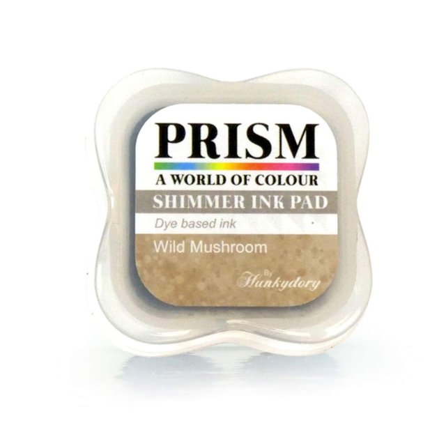 Prism Hunkydory Shimmer Prism Ink Pads Wild Mushroom