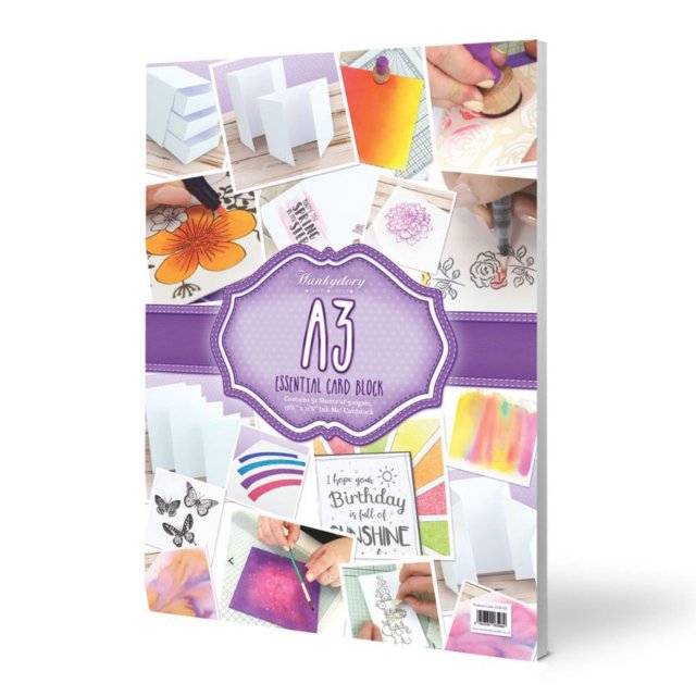 Hunkydory Hunkydory A3 Ink Me! Essential Card Block | 32 sheets