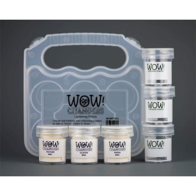 Wow Embossing Powders Wow Embossing Powder Changers Lightening Effects Kit | Set of 6