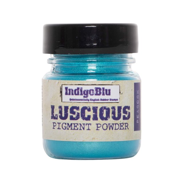 IndigoBlu Stamps Indigoblu Luscious Pigment Powder Peacock | 25ml