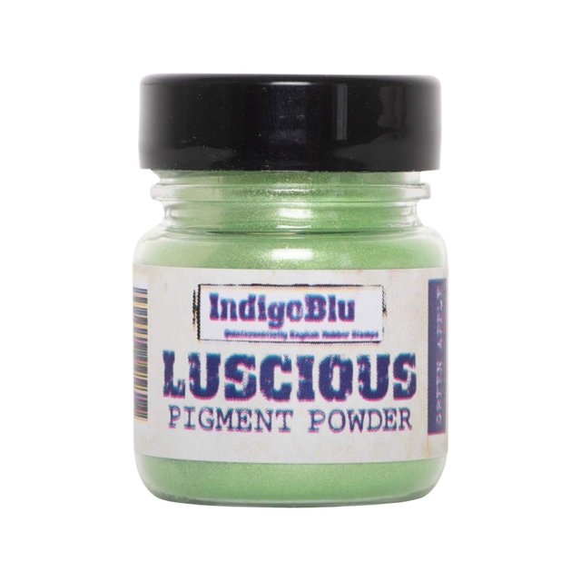 IndigoBlu Stamps Indigoblu Luscious Pigment Powder Green Apple | 25ml