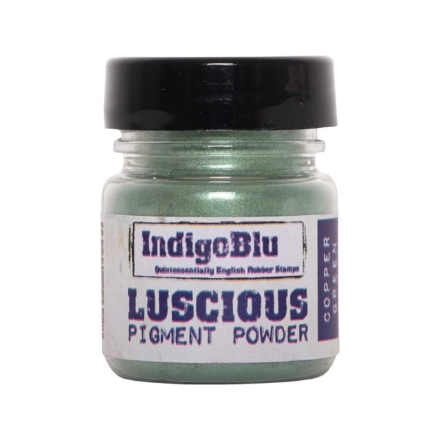 IndigoBlu Stamps Indigoblu Luscious Pigment Powder Copper Green | 25ml