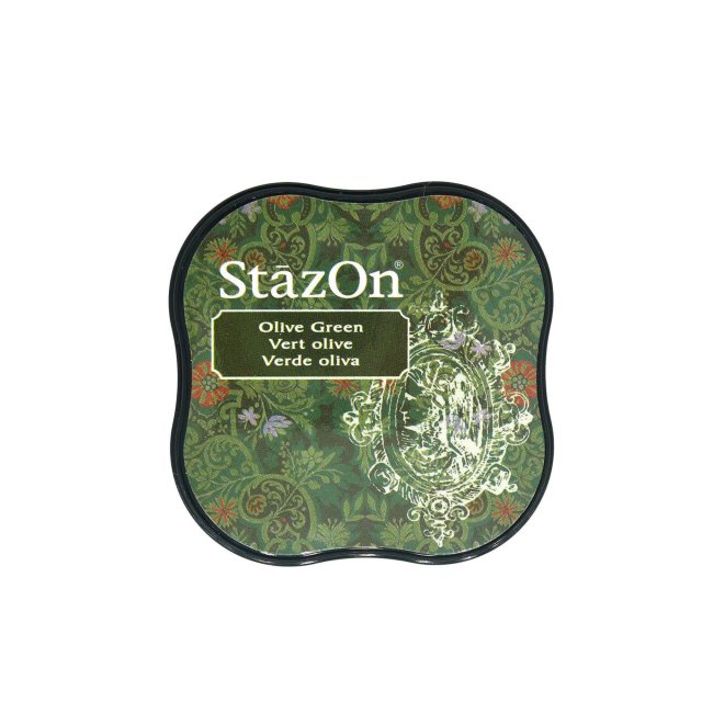 StazOn Tsukineko StazOn Midi Inkpad Olive Green