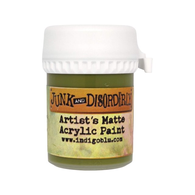 IndigoBlu Stamps IndigoBlu Artists Matte Acrylic Paint Olive Waistcoat | 20ml