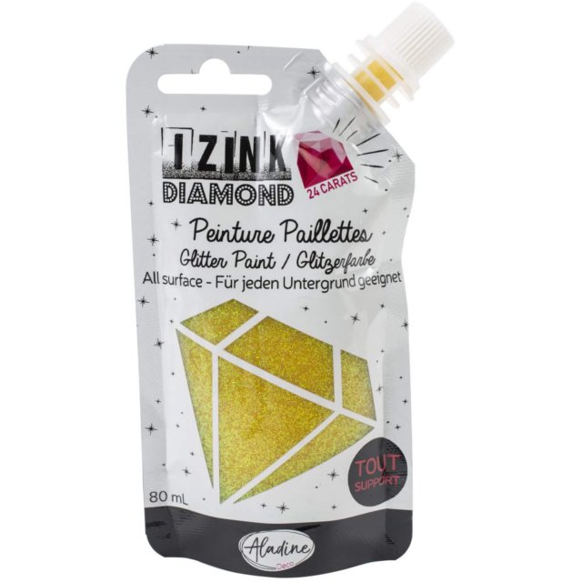 Izink Aladine Izink Diamond Paint 24 Carats Yellow | 80ml
