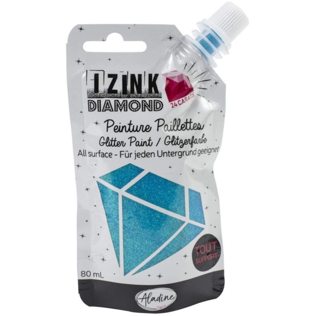 Izink Aladine Izink Diamond Paint 24 Carats Light Blue | 80ml