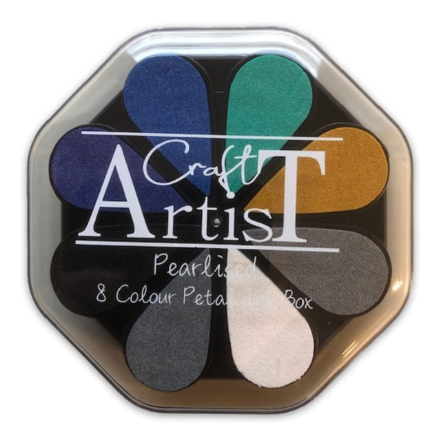 Craft Artist Craft Artist Pigment Ink Petals Moonlight Pearl | Set of 8