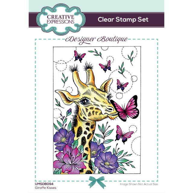 Designer Boutique Creative Expressions Designer Boutique Collection Clear Stamps Giraffe Kisses