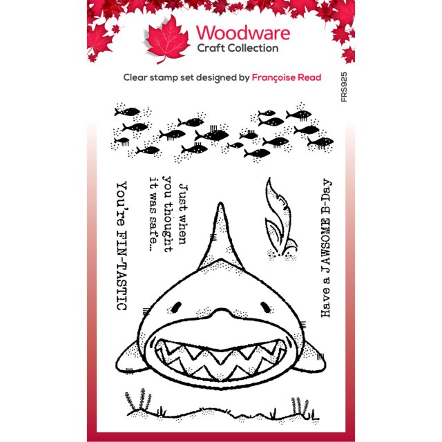 Woodware Woodware Clear Stamps Jaws | Set of 7