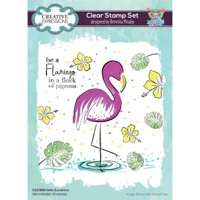 Bonnita Moaby Creative Expressions Bonnita Moaby Clear Stamp Set Hello Sunshine | Set of 19