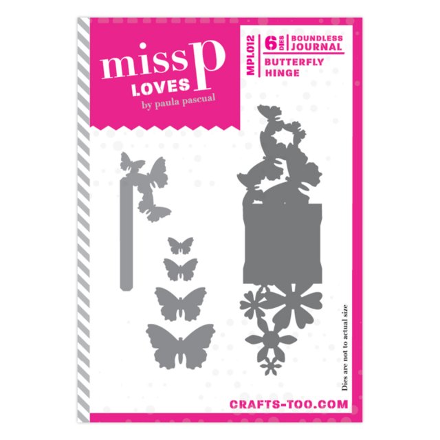 Miss P Loves Miss P Loves Die Set Boundless Journal Butterfly Hinge | Set of 6