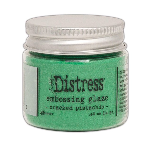 Distress Ranger Tim Holtz Distress Embossing Glaze Cracked Pistachio | 1oz