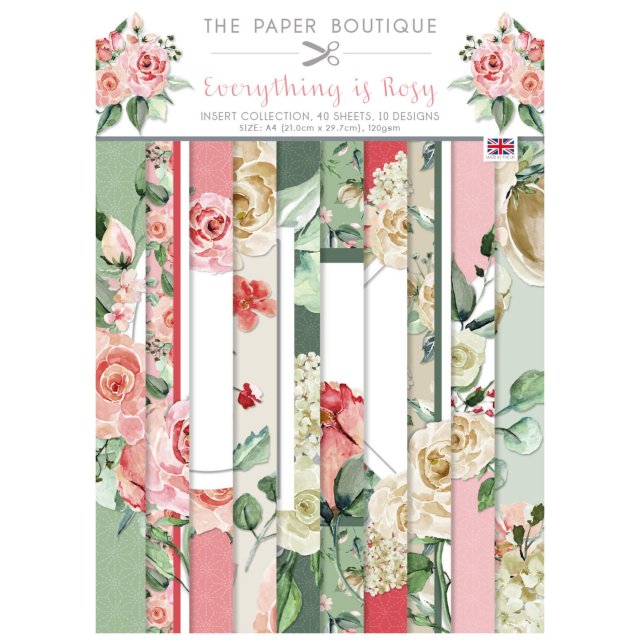 The Paper Boutique The Paper Boutique Everything is Rosy A4 Insert Collection | 40 sheets