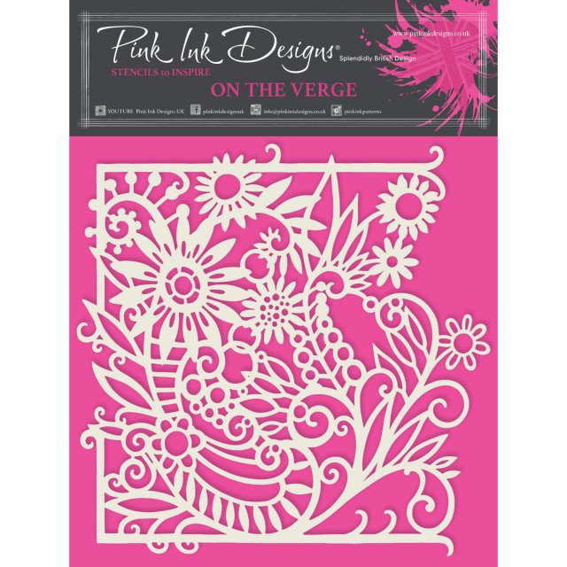 Pink Ink Designs Pink Ink Designs Stencil On The Verge | 7 x 7 inch