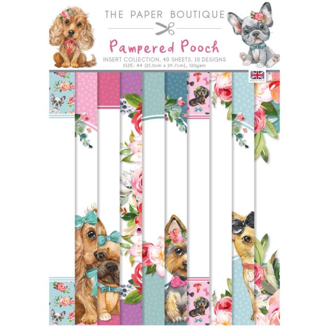 The Paper Boutique The Paper Boutique Pampered Pooch A4 Insert Collection | 40 sheets