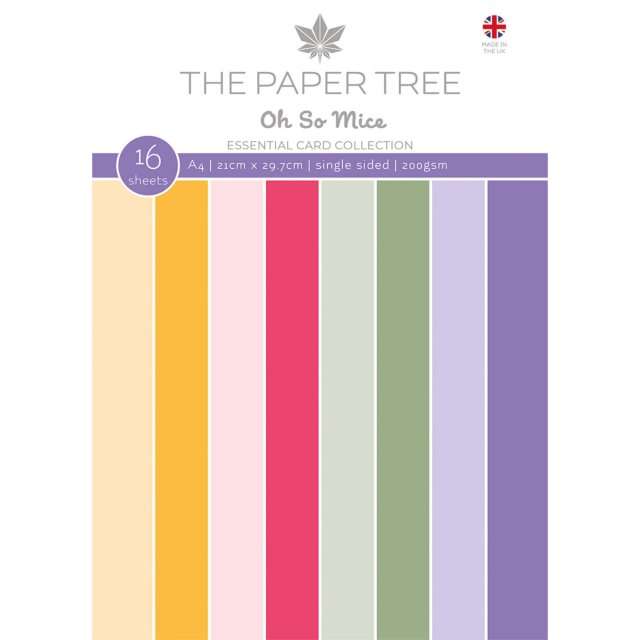 The Paper Tree The Paper Tree Oh So Mice Essential Colour Card | A4
