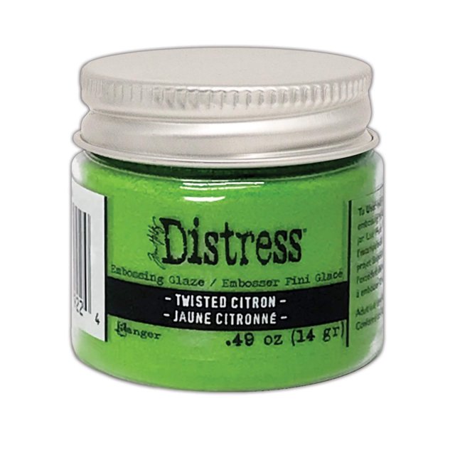Distress Ranger Tim Holtz Distress Embossing Glaze Twisted Citron | 1oz