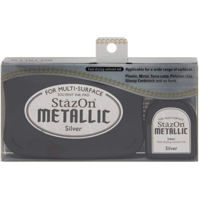 StazOn Tsukineko StazOn Metallic Kit  | Silver