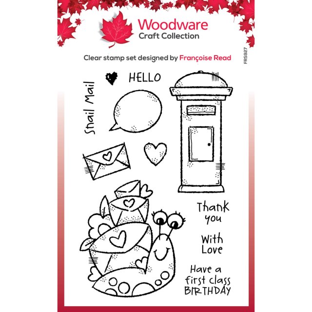 Woodware Woodware Clear Stamps Snail Mail | Set of 11