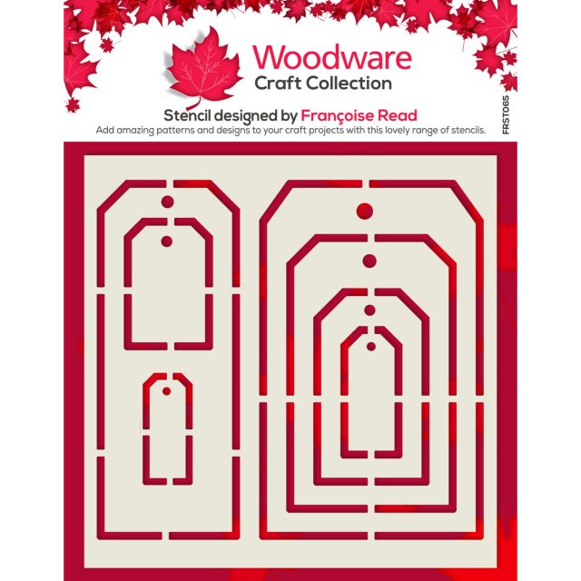 Woodware Woodware Stencil Tag Templates | 6 x 6 inch