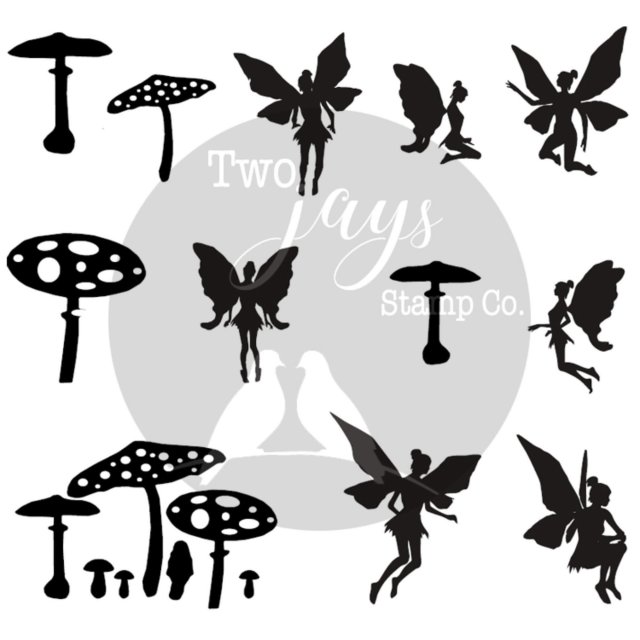 Two Jays Stamps Two Jays Finger Stamps Fairies | Set of 12