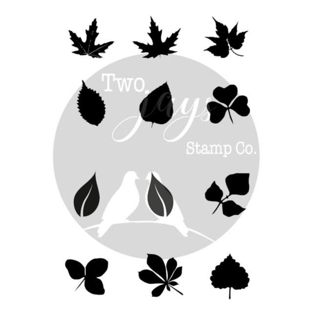Two Jays Stamps Two Jays Finger Stamps Spring Leaves | Set of 12