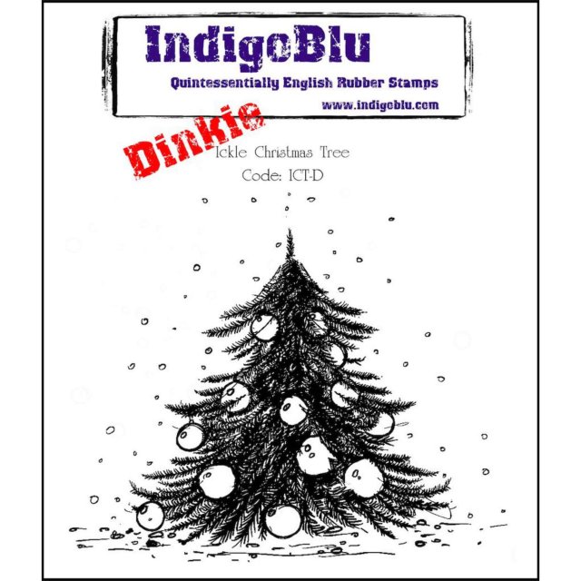 IndigoBlu Stamps IndigoBlu A7 Rubber Mounted Stamp Dinkie Ickle Christmas Tree