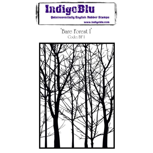 IndigoBlu Stamps IndigoBlu A6 Rubber Mounted Stamp Bare Forest
