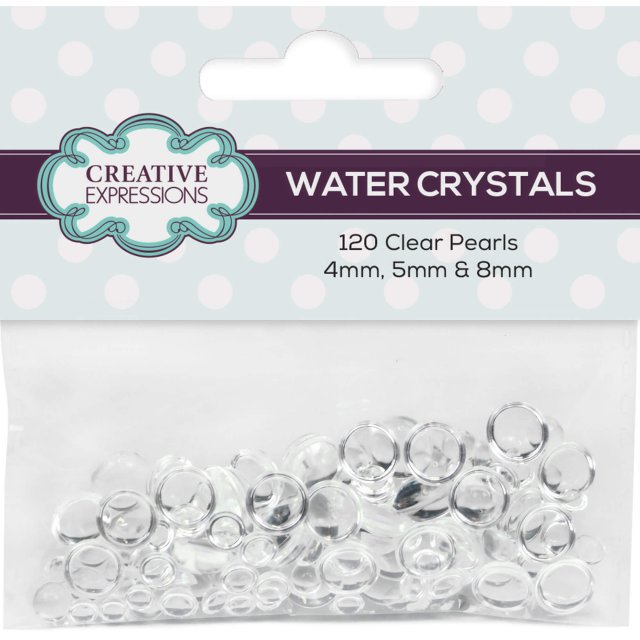 Creative Expressions Creative Expressions Water Crystals in 4mm, 5mm & 8mm | Pack of 120