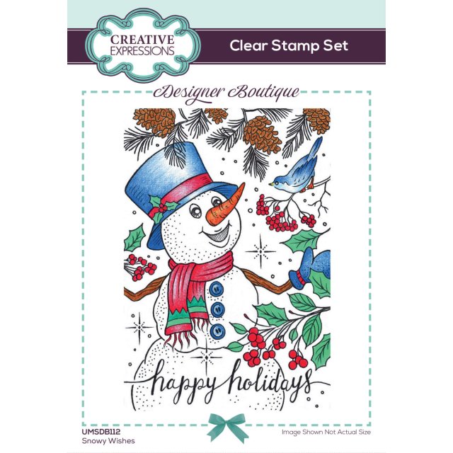 Designer Boutique Creative Expressions Designer Boutique Collection Clear Stamp Snowy Wishes