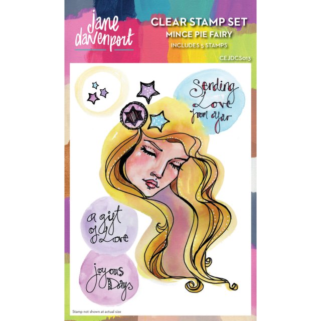 Jane Davenport Jane Davenport Clear Stamp Mince Pie Fairy | Set of 5