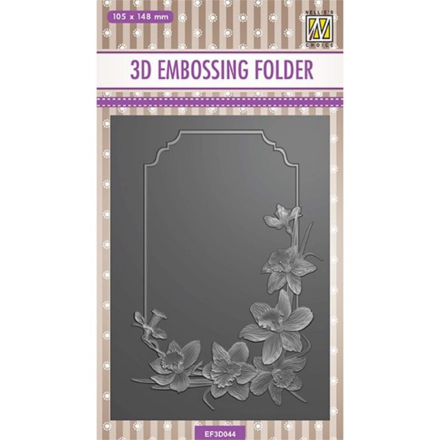 Nellie Snellen Nellie Snellen 3D Embossing Folder Daffodil