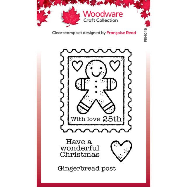 Woodware Woodware Clear Stamps Gingerbread Stamp | Set of 4