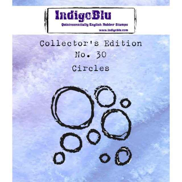 IndigoBlu Stamps IndigoBlu A7 Rubber Mounted Stamp Collectors Edition No 30 - Circles