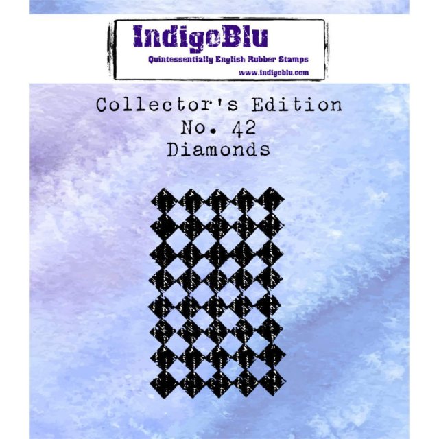 IndigoBlu Stamps IndigoBlu A7 Rubber Mounted Stamp Collectors Edition No 42 - Diamonds