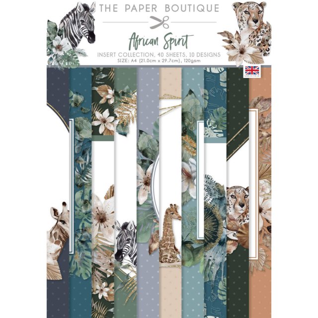 The Paper Boutique The Paper Boutique African Spirit A4 Insert Collection | 40 sheets